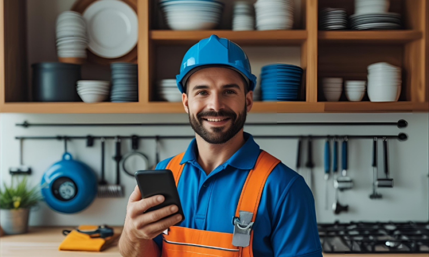 trusted online service booking app for electricians and plumbers